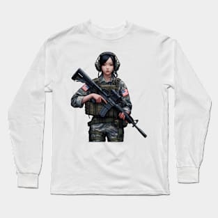 Tactical Girl Long Sleeve T-Shirt